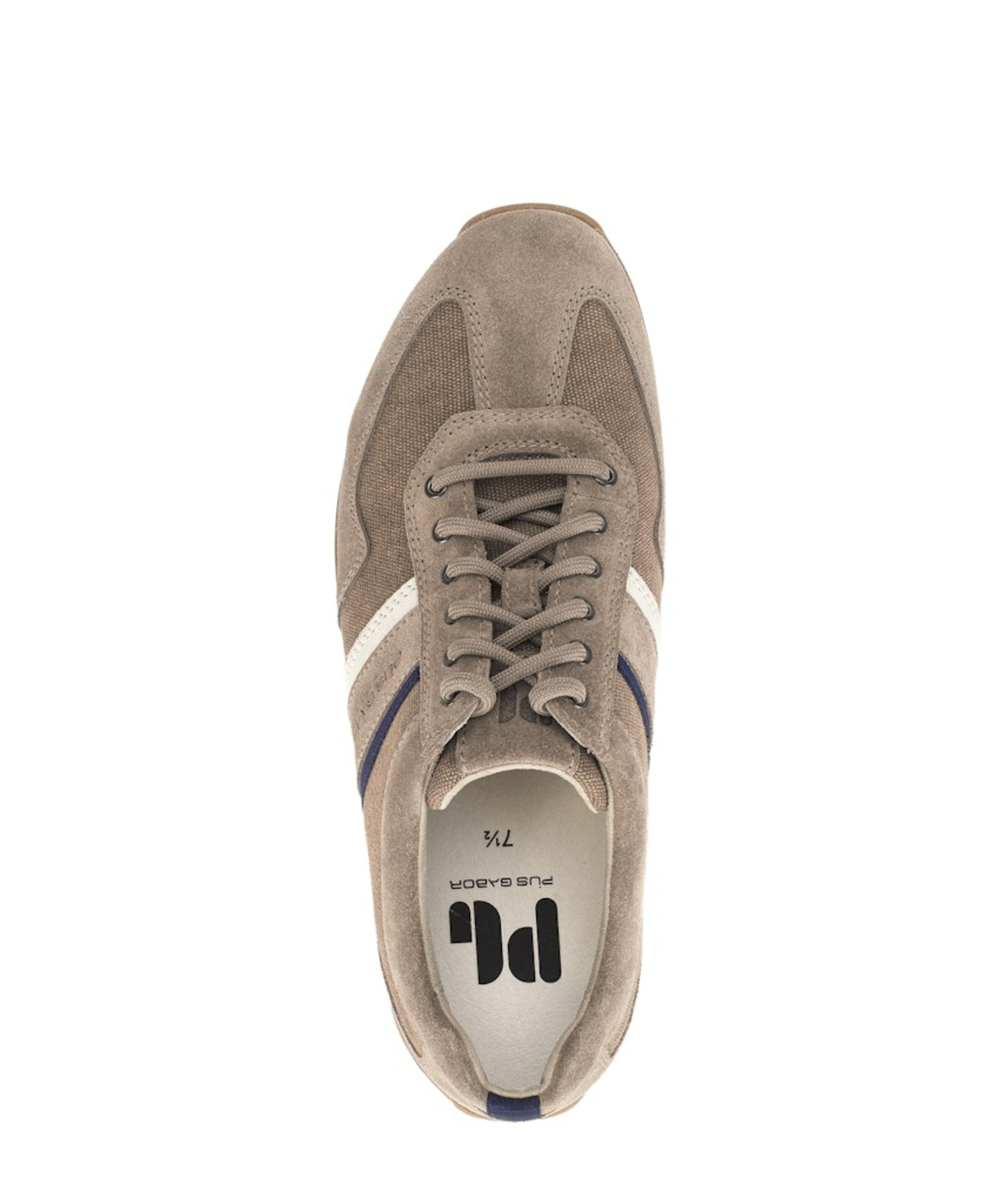 Pius Gabor Sportieve veterschoen in Beige