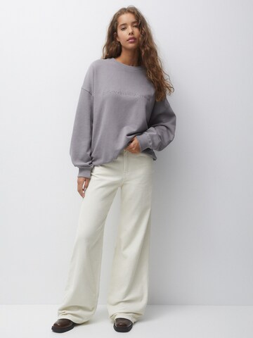 Pull&Bear Sweatshirt in Grau