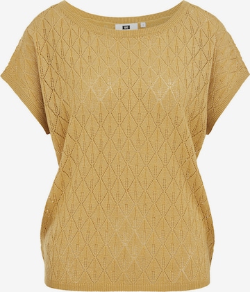 geltona WE Fashion Megztinis: priekis