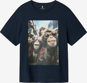 T-Shirt 'NKMVOTO' NAME IT en bleu : devant