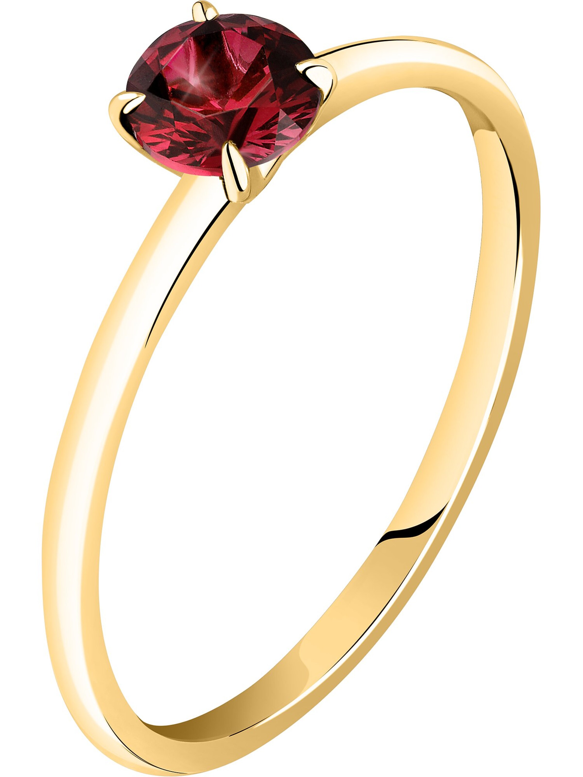 Live Diamond Ring in Gold: front