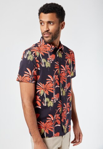 4funkyflavours - Ajuste regular Camisa en azul: frente