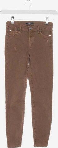 7 for all mankind Jeans in 24 in Brown: front