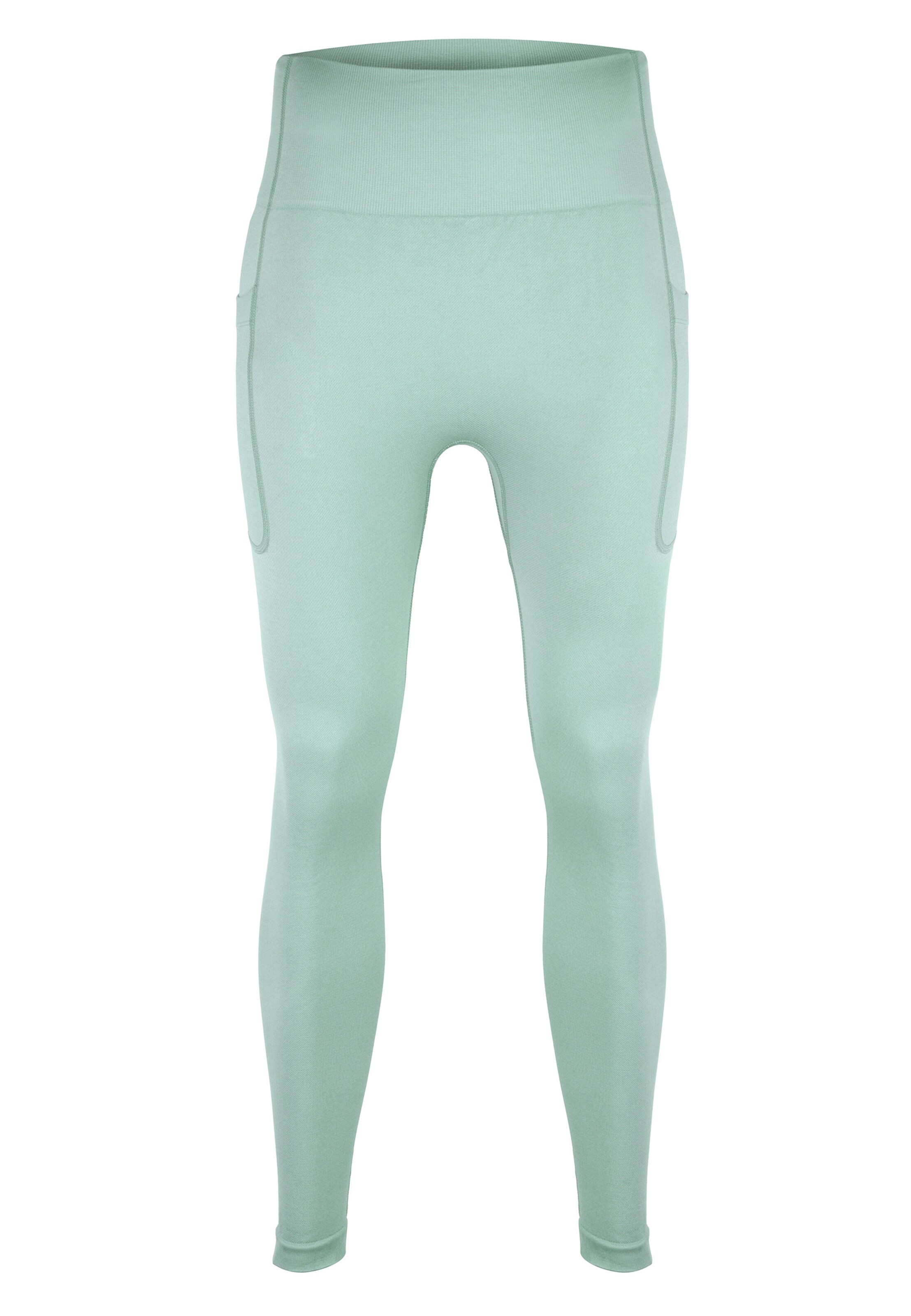 BeShaped Regular Sports trousers 'Lift Me Up' in Green: front