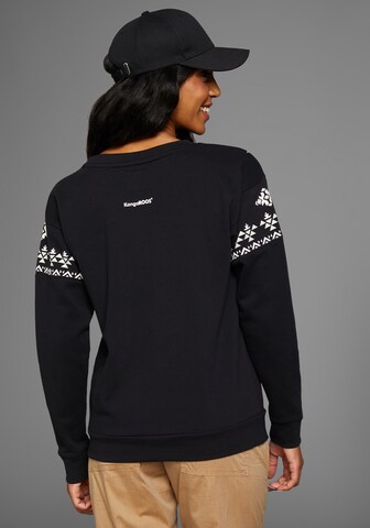 KangaROOS Sweatshirt in Black
