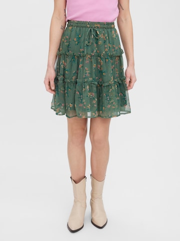 VERO MODA - Falda 'Kaya' en verde: frente