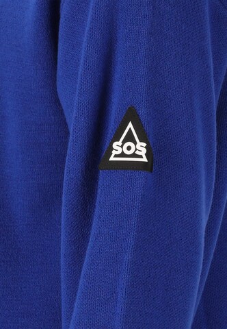 SOS Athletic Sweater 'Tignes' in Blue