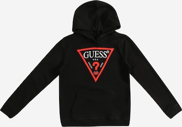 Sweat GUESS en noir : devant