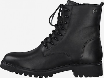 TAMARIS Lace-Up Ankle Boots in Black