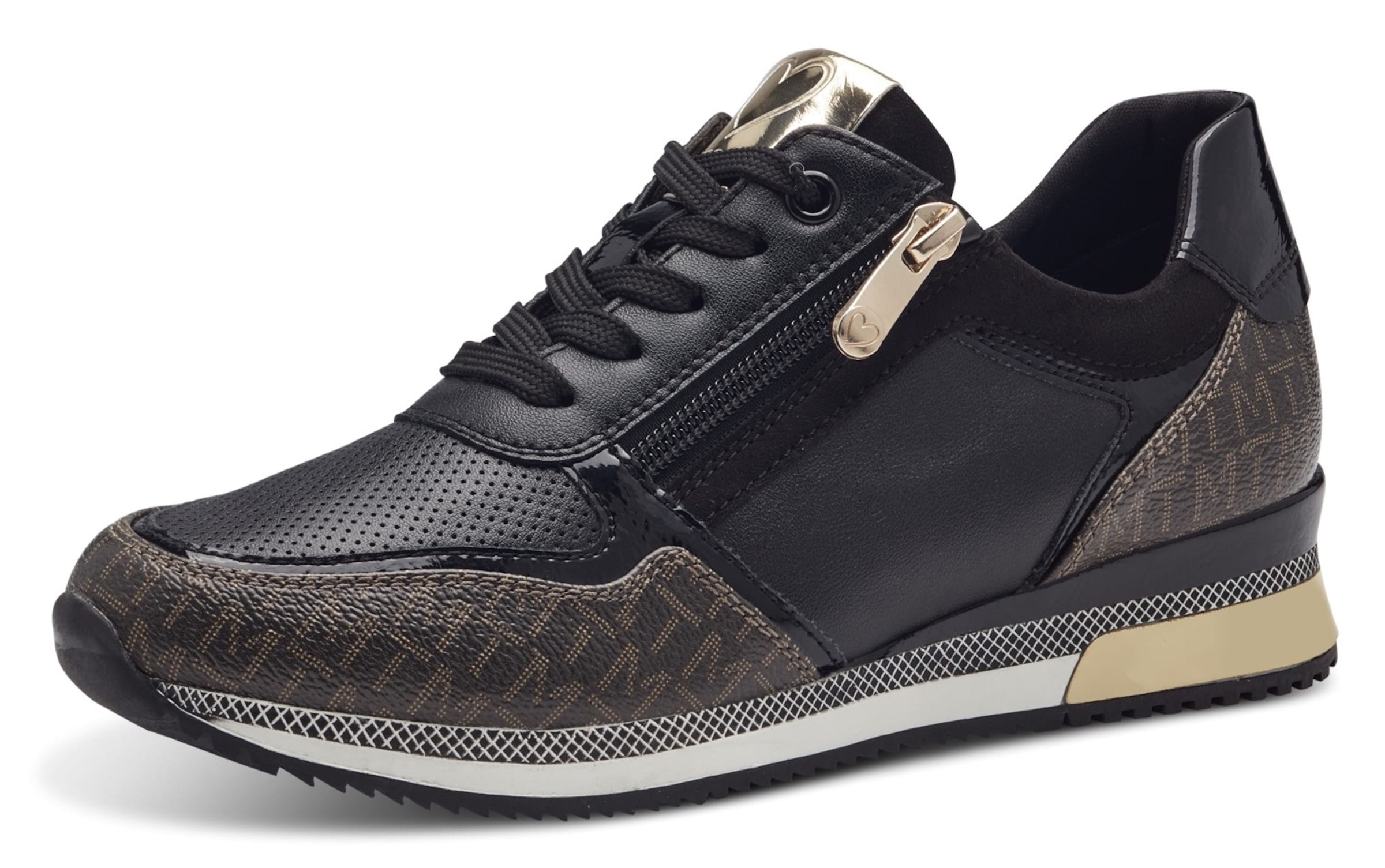 MARCO TOZZI Sneaker in Schwarz: Vorderseite