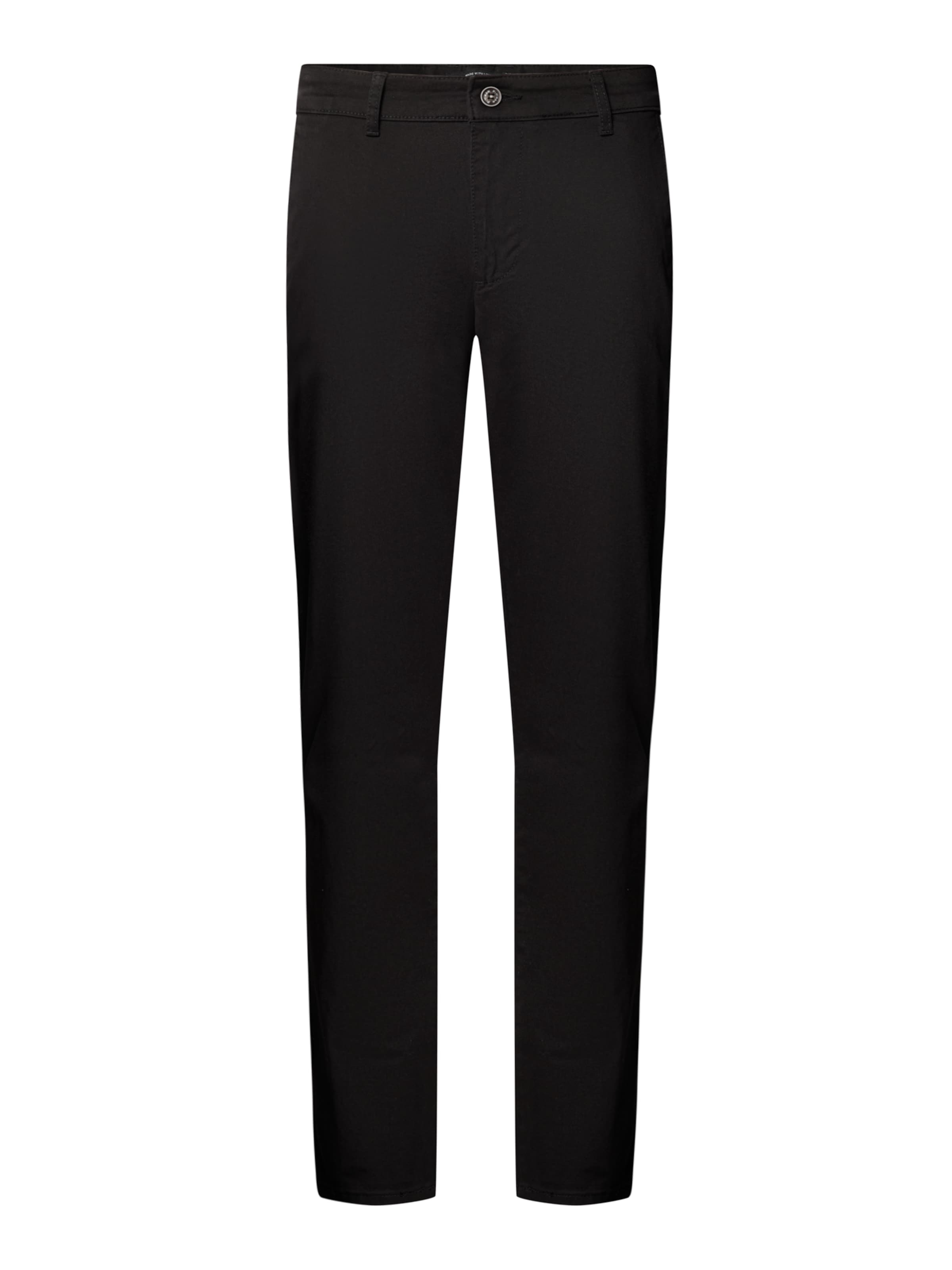 Pittman Slim fit Chino Pants 'Derrick' in Black: front