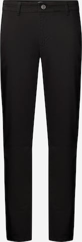 Pittman Chinohose 'Derrick' in Schwarz: Vorderseite