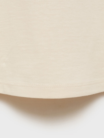 MANGO T-Shirt  'ILUSTRA' in Beige