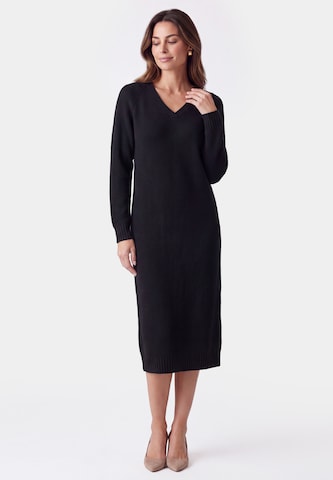 Usha Kleid in Schwarz