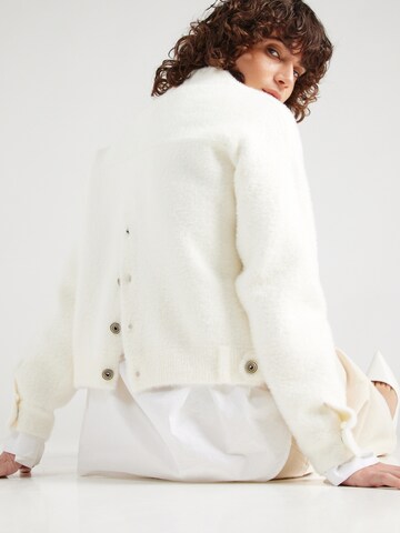 RINO & PELLE Knit Cardigan 'Bubbly' in White