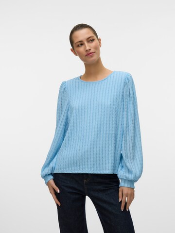 VERO MODA Blouse 'VMNomi' in Blauw: voorkant