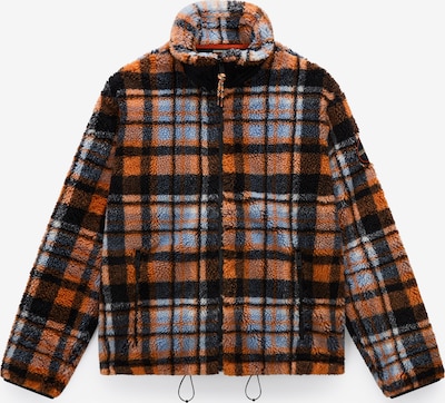 NAPAPIJRI Flis jakna 'T-Montepiana' u plava / morsko plava / moka smeđa / narančasta, Pregled proizvoda