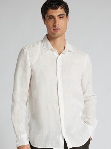 IUMAN Intimissimi Regular fit Button Up Shirt in White