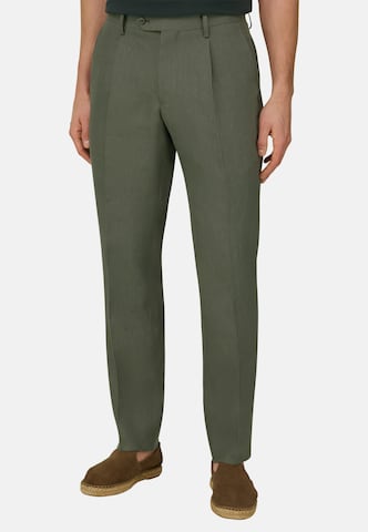 Boggi Milano Slimfit Chino in Groen: voorkant