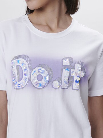 T-shirt 'Do-It' Influencer en blanc