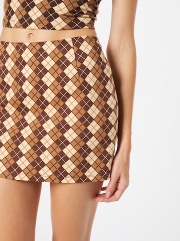 Motel Skirt 'Ima' in Brown