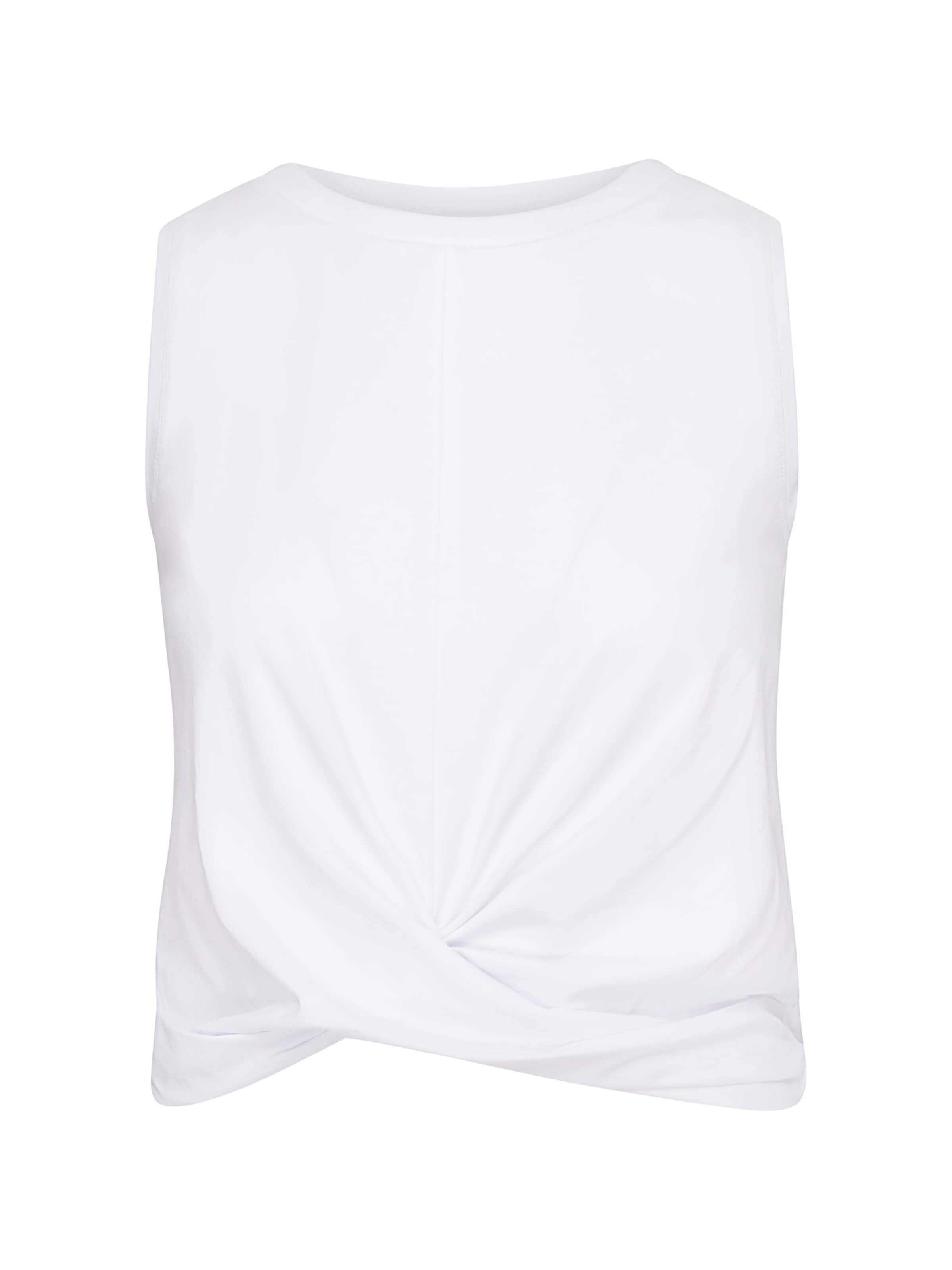 Hey Honey Top 'Cropped' in Wit
