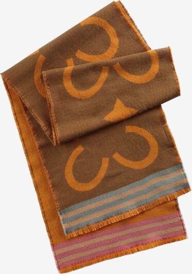 CODELLO Schal in beige / braun / orange / pink, Produktansicht