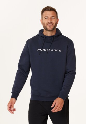 ENDURANCE Sportsweatshirt in Blauw: voorkant