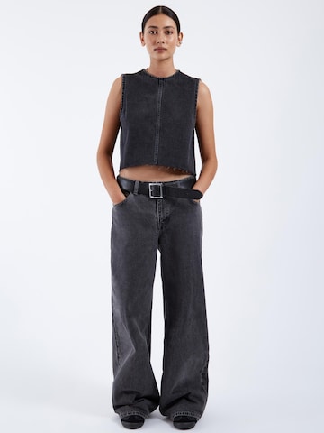 Dr. Denim Top 'Erin'‌‌‌‌‌‌‌‌ in Schwarz