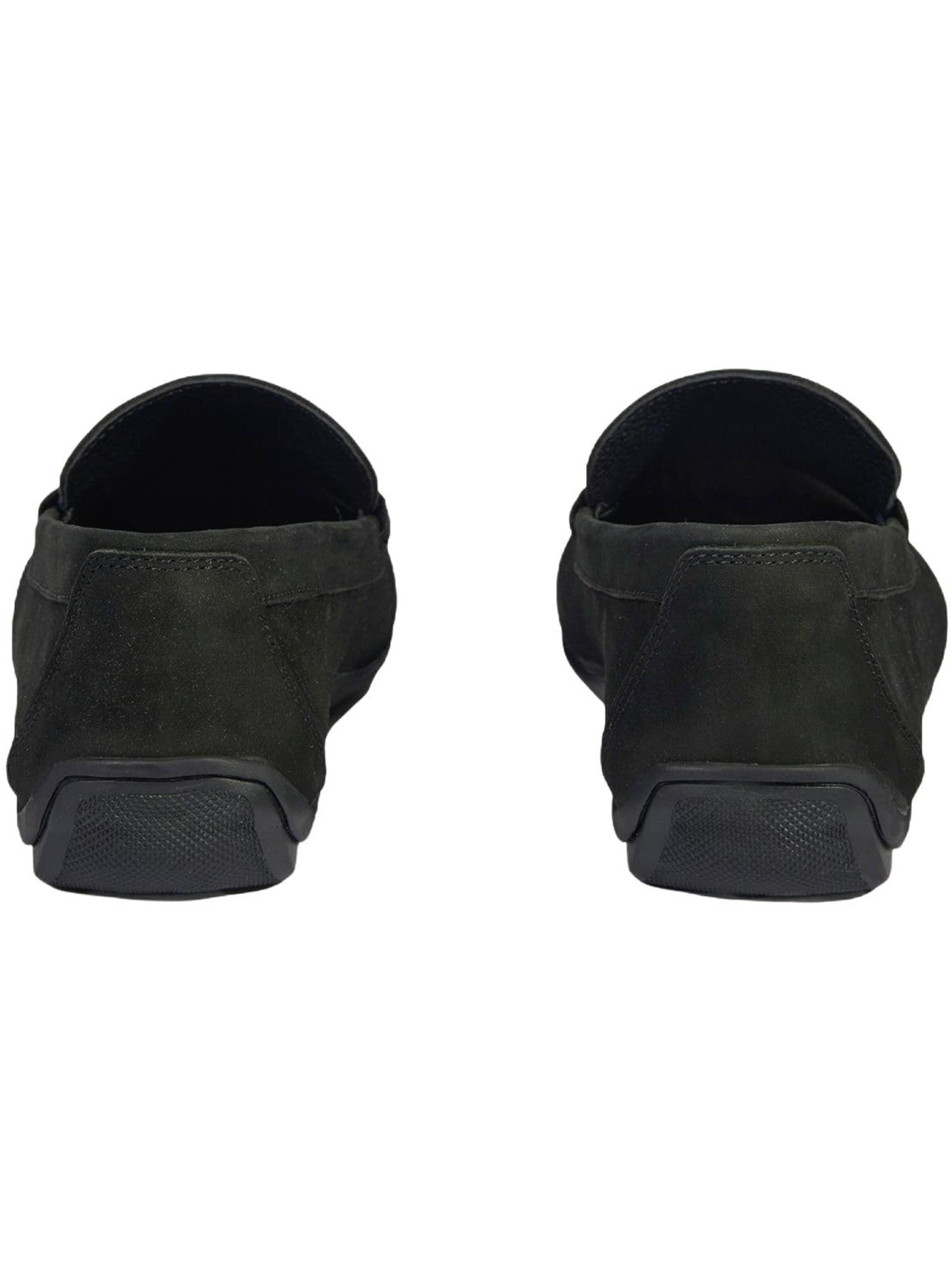 Desa Moccasins 'Slip-Ons' in Black