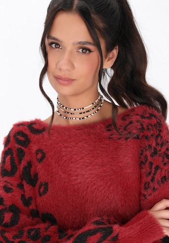 Pull-over myMo ROCKS en rouge