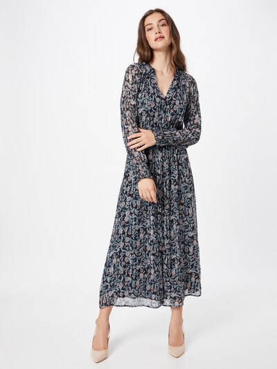 Rochie tip bluză 'LYSIE' Maison 123 pe albastru noapte / albastru pastel / roz pal, Vizualizare model