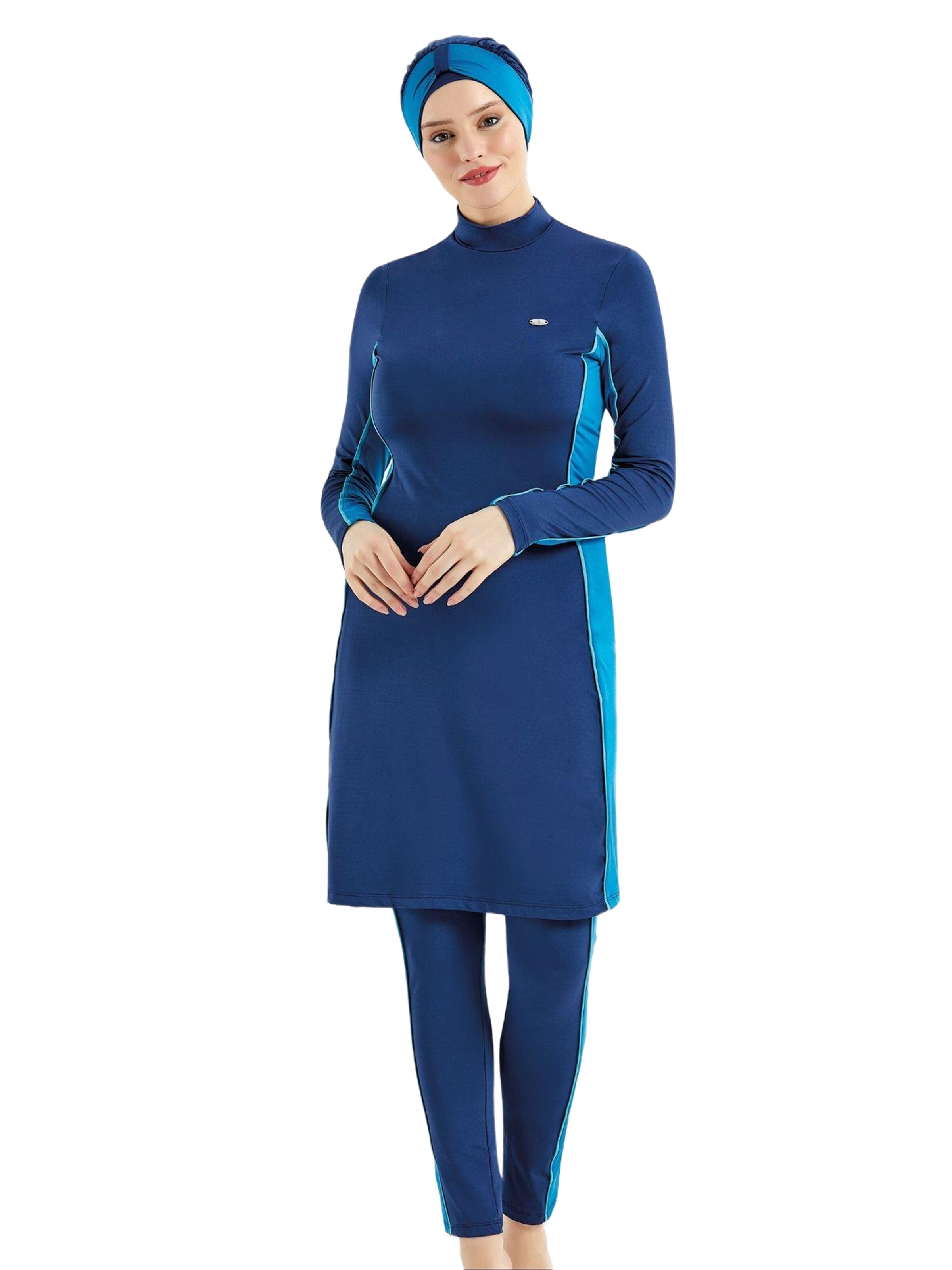 C&City Badpakjurk in Blauw: voorkant