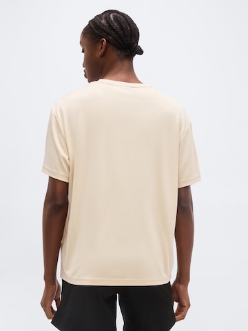 EA7 Emporio Armani Funkcionalna majica 'CORE LADY' | bež barva