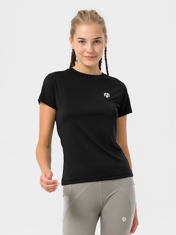 MOROTAI Shirt 'BRAND BASIC' in Schwarz