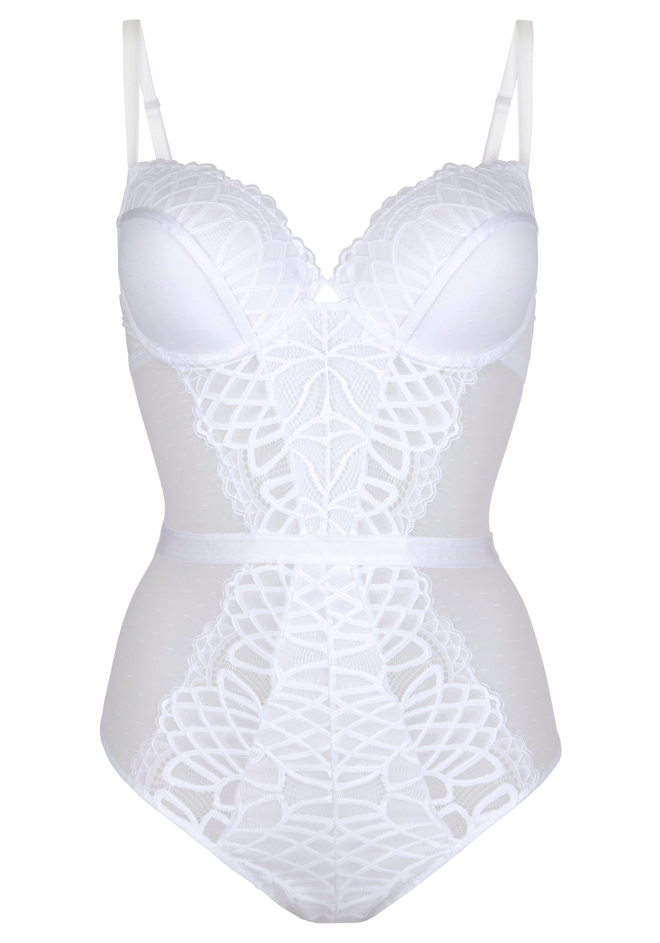 LASCANA Боди в Белый: спереди