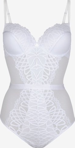 LASCANA Bodysuit in White: front