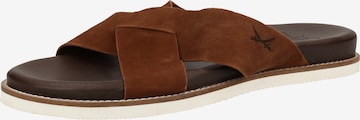 SANSIBAR Mules in Brown: front