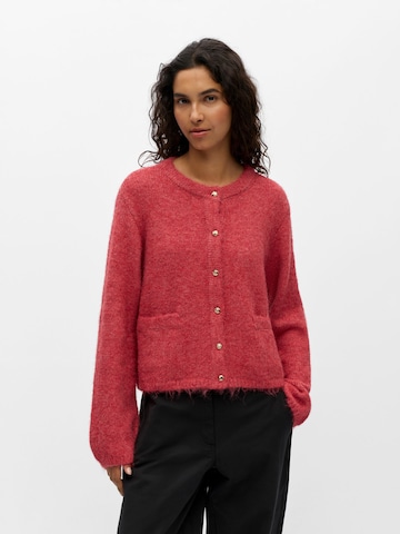 OBJECT Strickjacke 'OBJSaggia' in Rot: Vorderseite