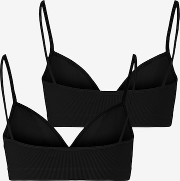 PIECES Bralette Bra in Black