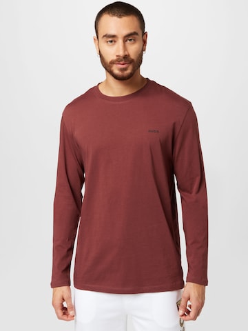 HUGO Red Bluser & t-shirts 'Derol 222' i brun: forside