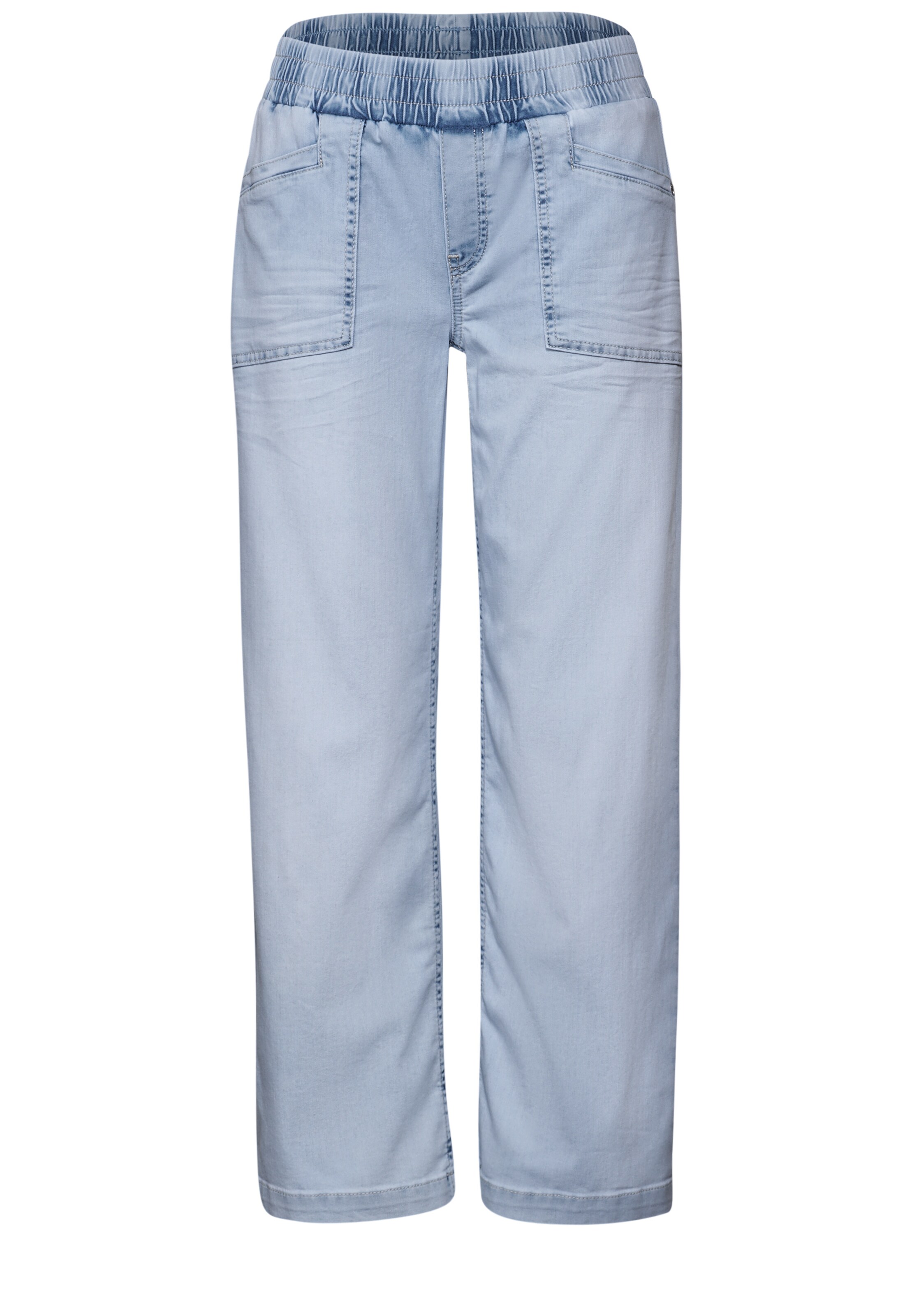 STREET ONE Loosefit Jeans in Blau: Vorderseite