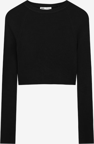 Pull-over Pull&Bear en noir : devant