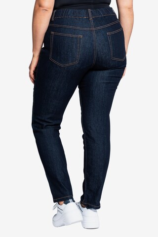 Ulla Popken Slimfit Jeggings 'Sienna' in Blauw