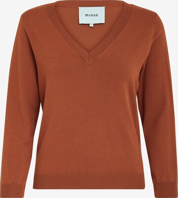 minus Sweater 'Milla' in Brown: front