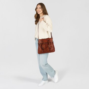 Harbour 2nd Shoulder bag 'Urban Poets' in Brown