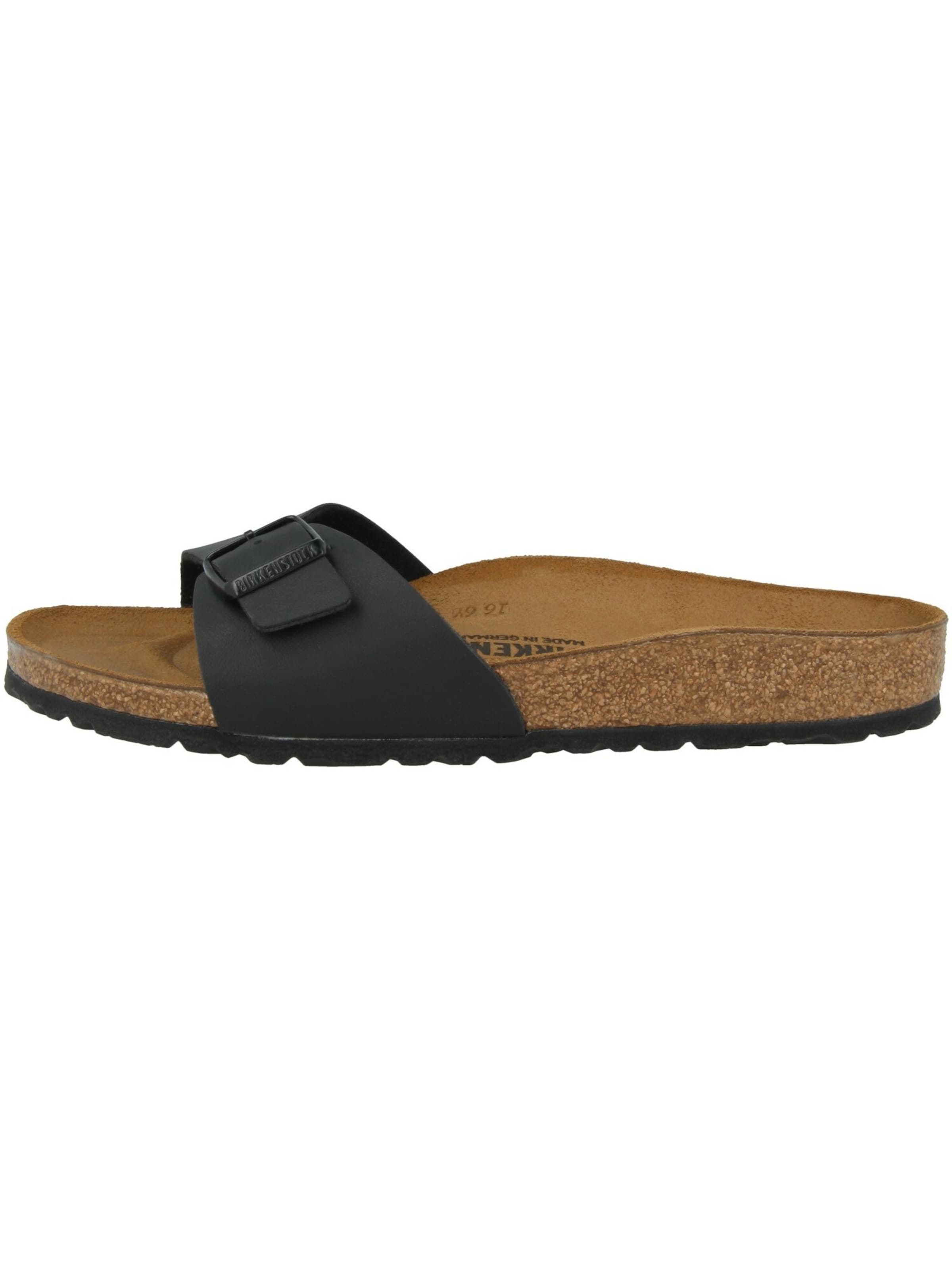 BIRKENSTOCK Teenslipper 'Madrid' in Zwart
