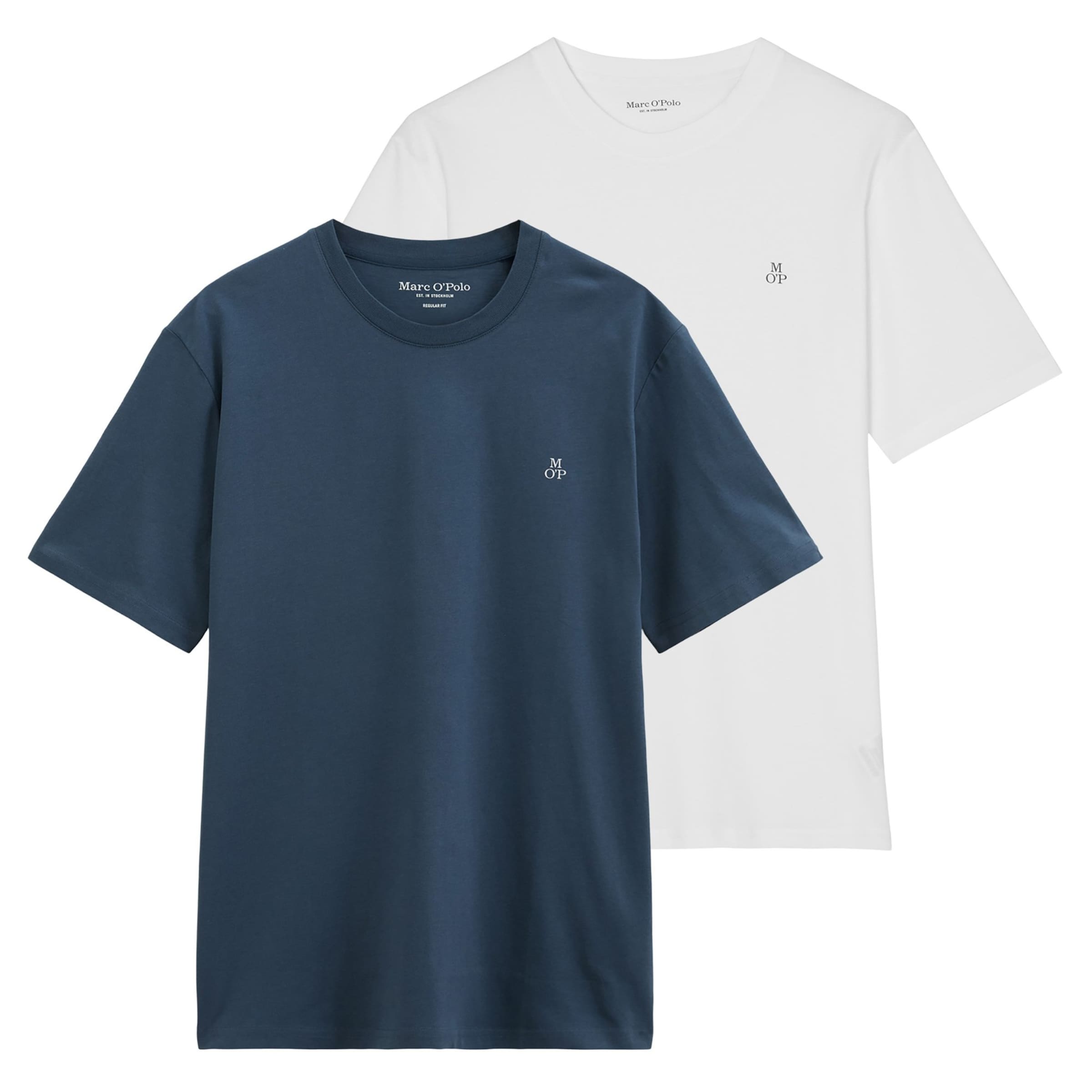 T-Shirt Marc O'Polo en bleu : devant