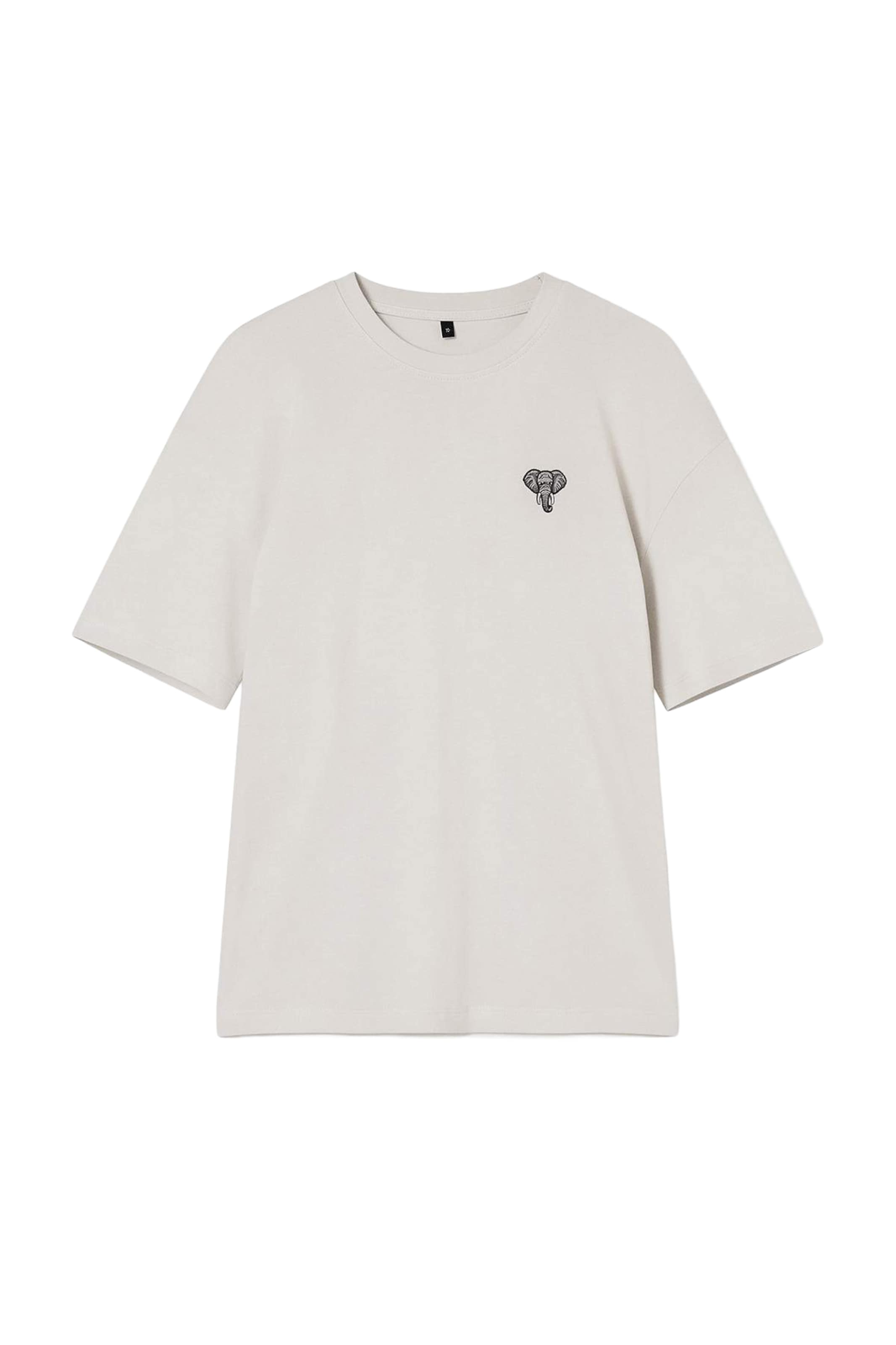 Trendyol Shirt in XS in de kleur Taupe / Grafiet, Productweergave