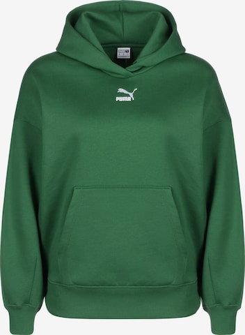 PUMA Sweatshirt 'Classics' i grøn: forside